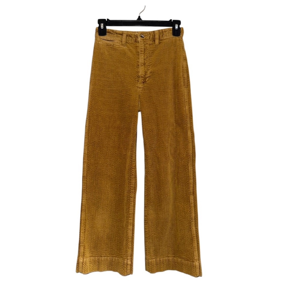 MADEWELL Slim Emmett Wide-Leg Crop Pant Corduroy Academia Old Money Preppy Wm 23 - Picture 2 of 16
